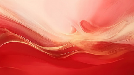 潮国创意金色流动漩涡流沙感背景1红金色抽象丝绸