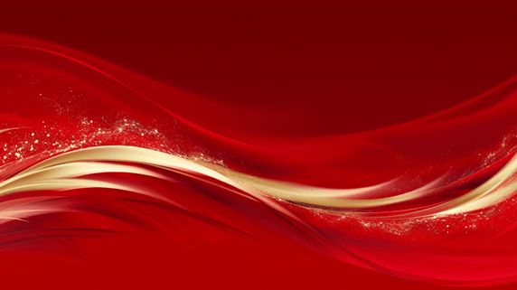 潮国创意红金色质感流动金沙粒子底纹背景抽象年会背景
