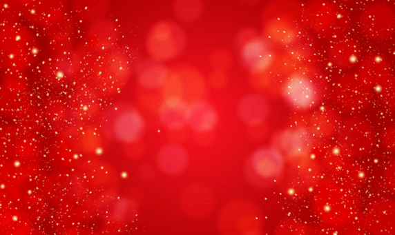 潮国创意红色喜庆金色光效春节新年年会背景