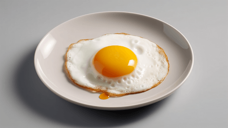 潮国创意盘子里的煎蛋餐饮食物鸡蛋
