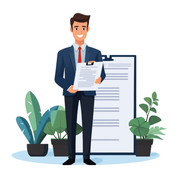 创意空缺候选人面试工作邀请商务办公人物