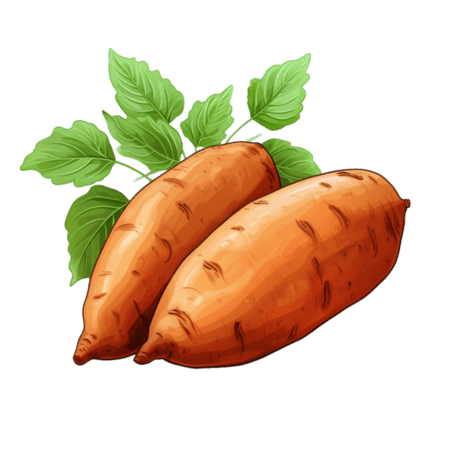 潮国创意红薯地瓜收获秋季秋天丰收蔬菜水果