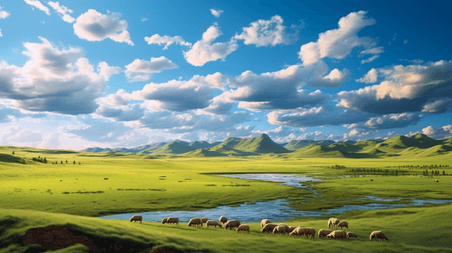 旅游魅力风景-草原