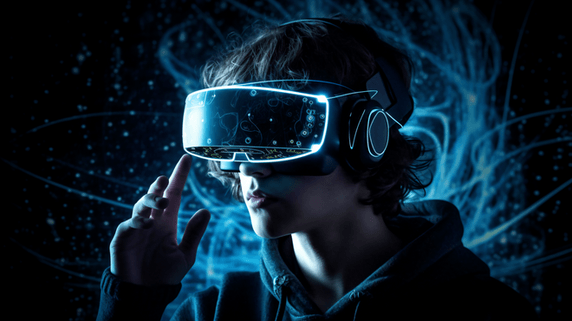 潮国创意VR智能穿戴设备科技