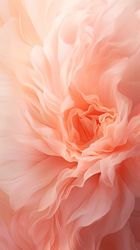 创意丝绸质感花朵梦幻渐变背景粉桃色潘通