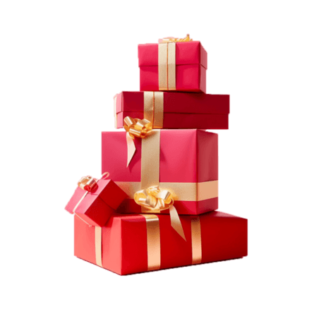 潮国创意红色礼物礼盒礼品盒子