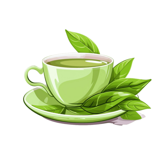 潮国创意图形茶叶喝茶元素立体免扣图案