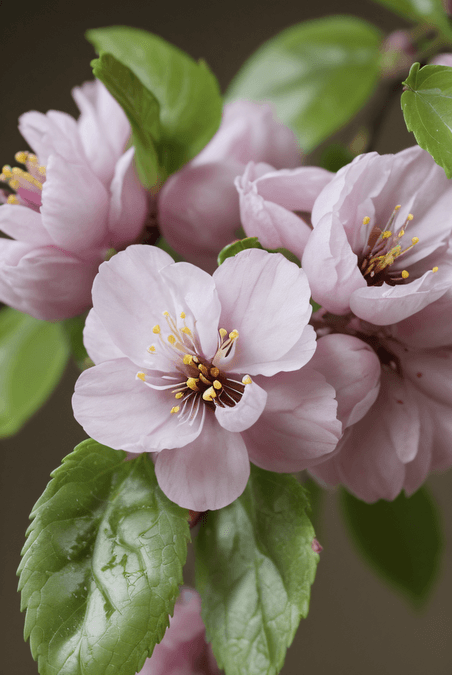 创意春天盛开的粉色桃花图片21梅花植物花卉摄影