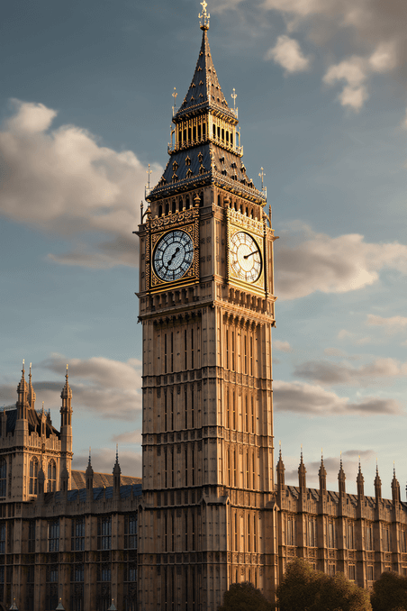 潮国创意英国伦敦大本钟欧洲地标旅游