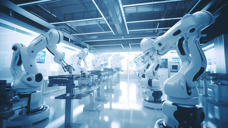 潮国创意先进的机械臂数字工业和工厂机器控制的自动化制造机器人