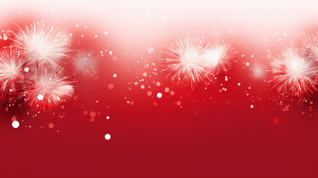 红色新年喜庆烟花金色烟花背景13新年元旦跨年