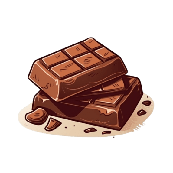 潮国创意卡通手绘甜品巧克力