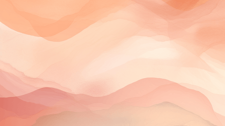 创意桃色粉色米色水彩质感纹理绘画背景1潘通柔和桃