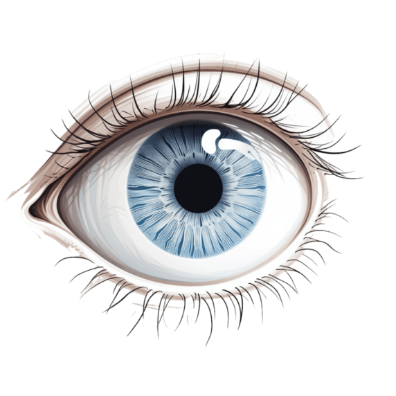 潮国创意眼睛的白色部分眼球瞳孔器官