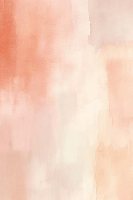 创意桃色粉色米色水彩质感纹理绘画背景8潘通柔和桃