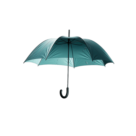 创意几何蓝绿色高级雨伞雨伞雨天下雨
