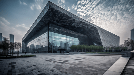 潮国创意上海国家会展中心高楼大厦CBD