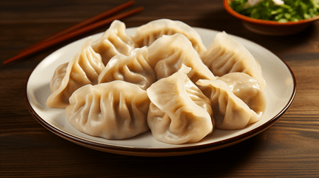 中式美食-水饺摄影