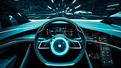 潮国创意汽车驾驶舱和屏幕汽车电子汽车技术自动驾驶未来科技