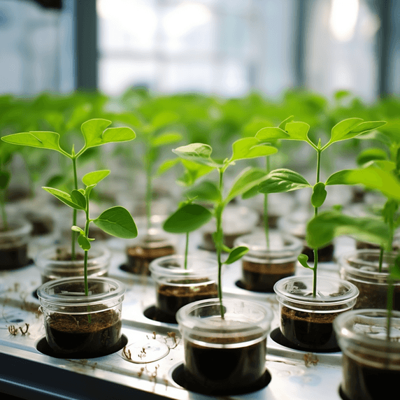 潮国创意植物栽培概念高校农业小区植物遗传检测智慧农业培养蔬菜种植