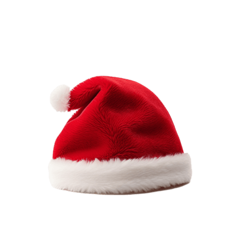 潮国创意圣诞帽子质感元素立体免扣图案
