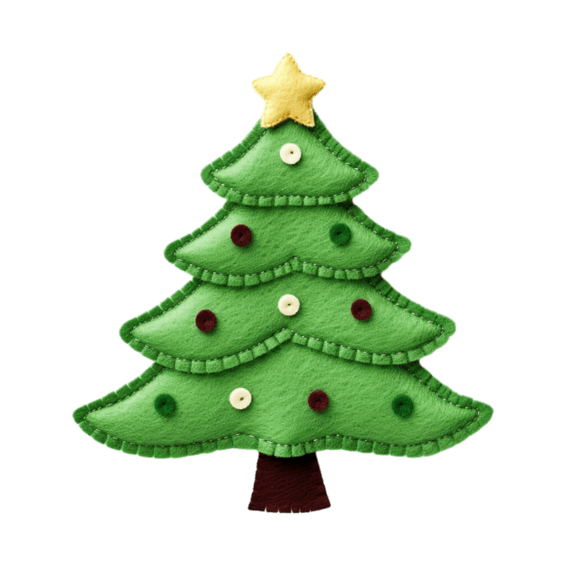 潮国创意圣诞树合成手工免扣元素装饰素材
