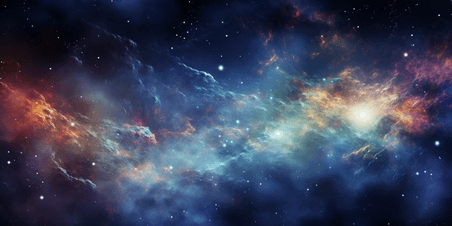 潮国创意宇宙银河星座深空背景11太空星河