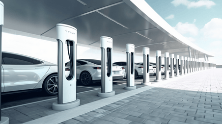 潮国创意新能源产业充电桩充电新能源汽车