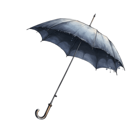 创意3d高级雨伞雨伞雨天下雨