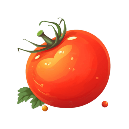 潮国创意手绘卡通蔬菜番茄西红柿