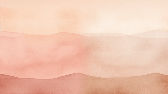 创意桃色粉色米色水彩质感纹理绘画背景2潘通柔和桃