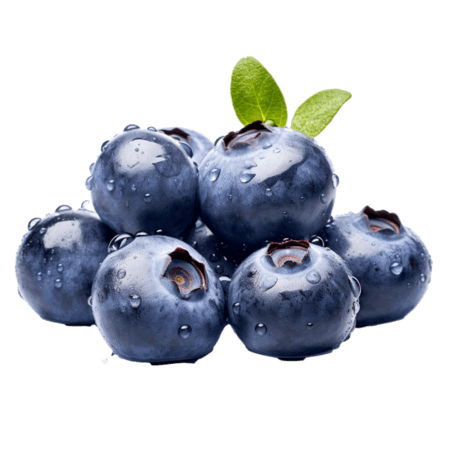 潮国创意水果蓝莓摄影图元素