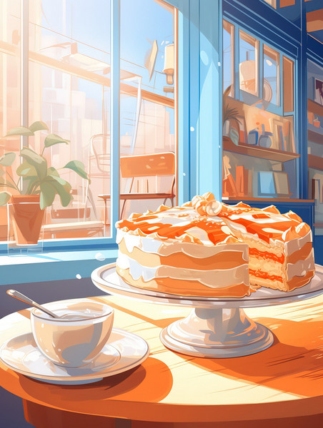 潮国创意蛋糕店舒适氛围明亮阳光13甜点温馨美食