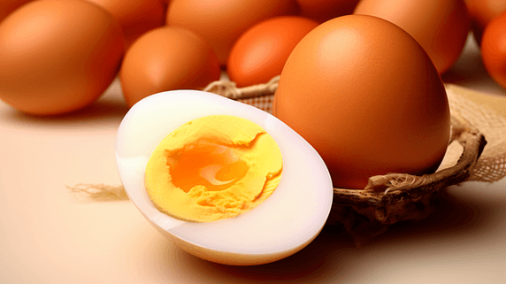 潮国创意营养健康的煮鸡蛋餐饮美食生鲜