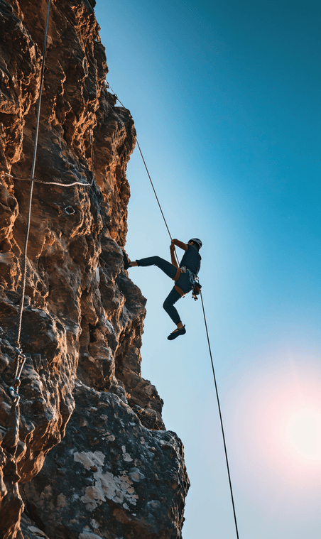 创意企业文化攀登登山人物攀爬励志摄影图22运动人物