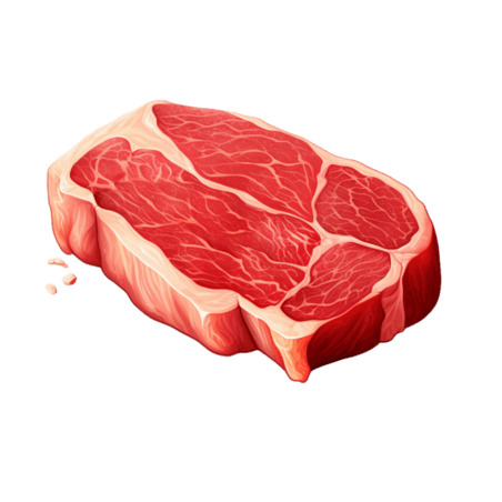 创意图形生鲜肉类新鲜牛排元素免抠图案
