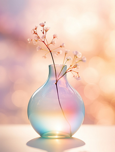 创意浪漫唯美文艺插花玻璃花瓶设计