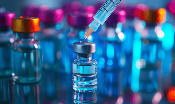 创意医疗疫苗接种针筒打针注射药瓶疫苗