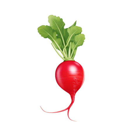 创意写实红色萝卜元素农作物蔬菜免抠图案