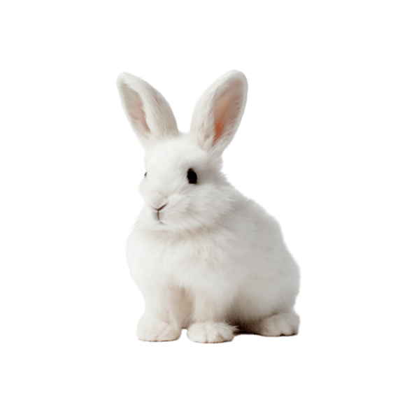 创意几何可爱兔子动物摄影宠物元素免抠图案