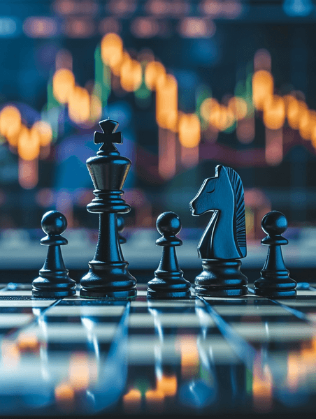 创意商务办公科技数字金融股票市场商业游戏国际象棋