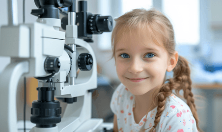 创意儿童体检视力检查眼科近视治疗