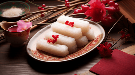 创意年货小吃糯米年糕3中式餐饮美食