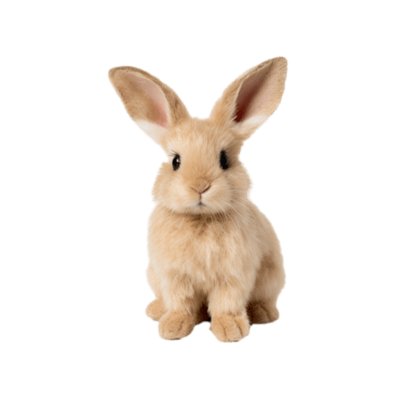 创意图形可爱动物摄影兔子元素免抠图案