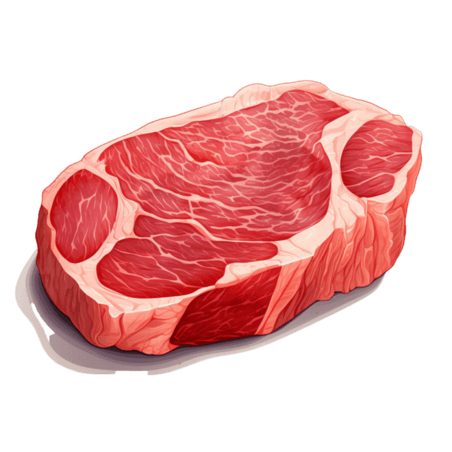 牛肉生鲜肉新鲜肉排元素免抠图案