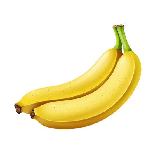 创意ai艺术新鲜香蕉元素免抠图案果实水果