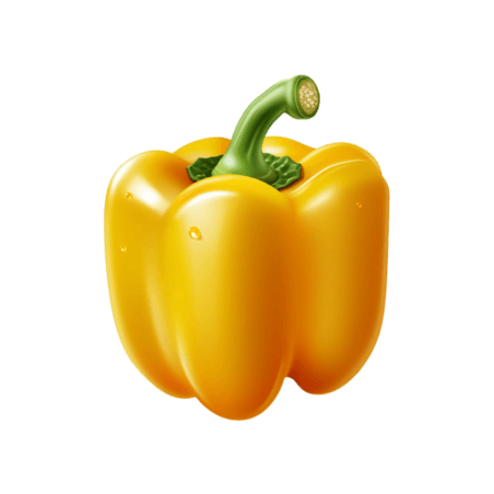 创意绘画蔬菜农作物新鲜彩椒元素免抠图案