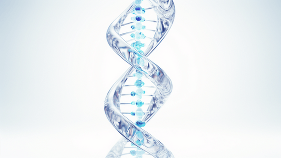 创意白色网状生物科技基因检测商务医疗DNA背景