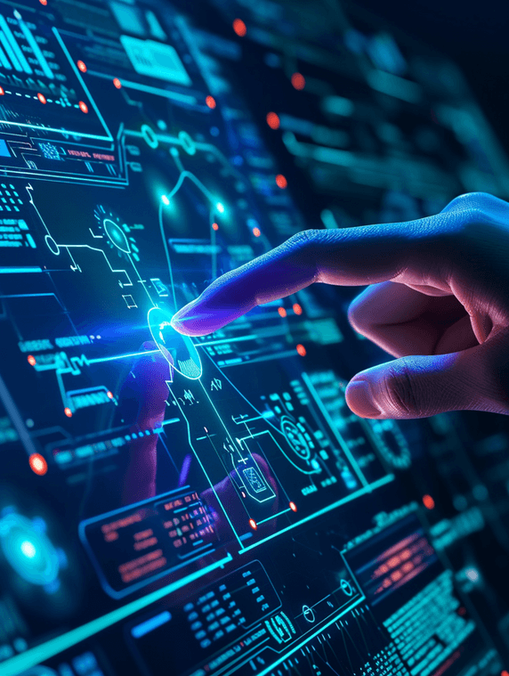 创意商务科技数字屏幕数字未来技术虚拟商业策略大数据概念分析