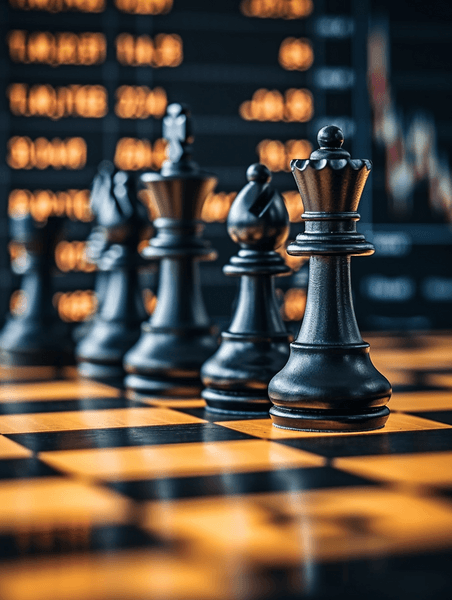 创意数字金融股票市场商业游戏企业家战略象棋